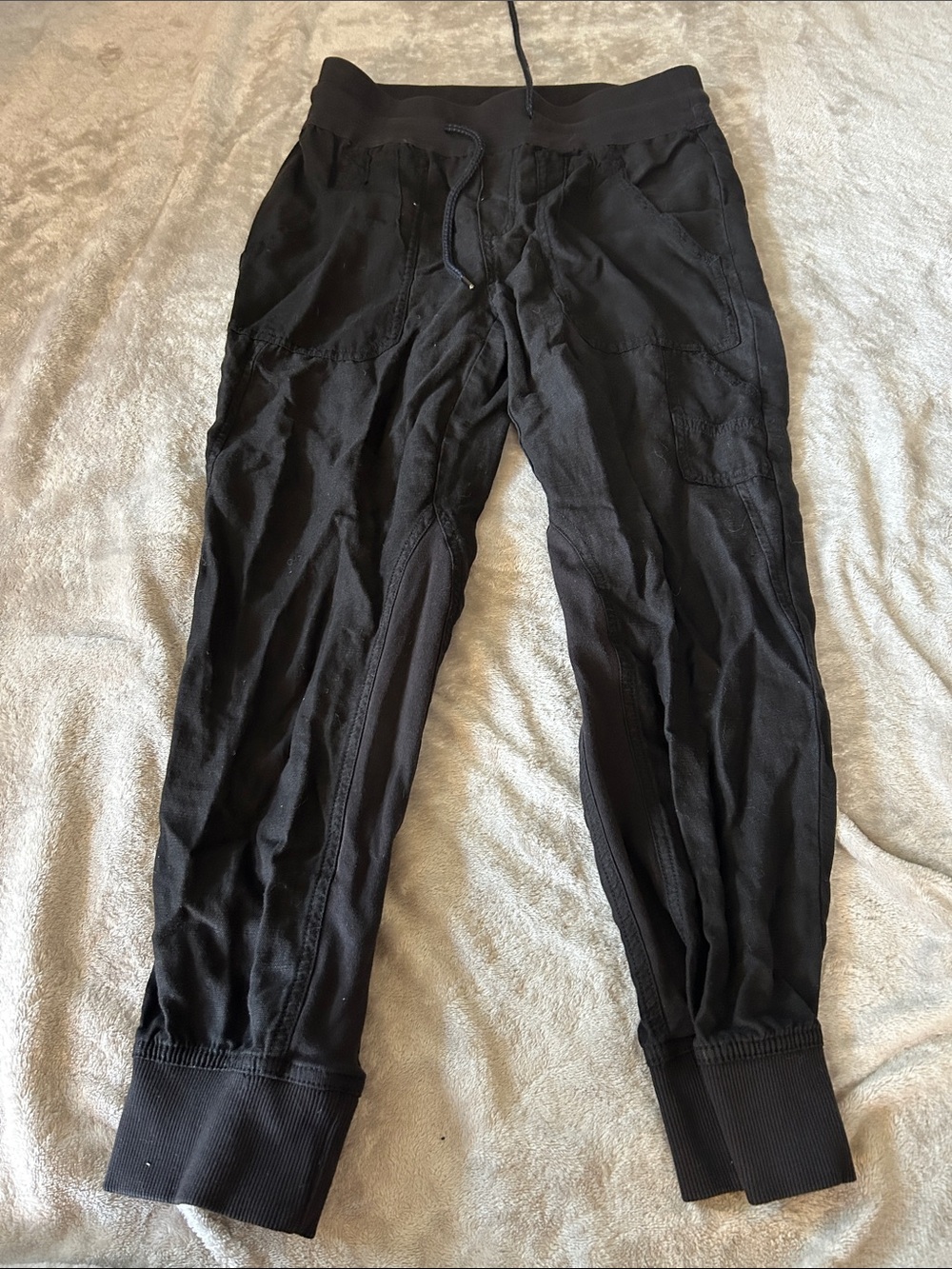 Anthropologie the nomad linen blend jogger